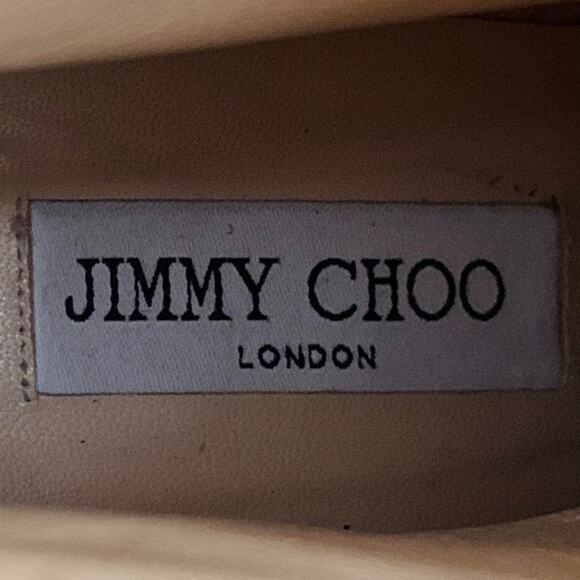 JIMMY CHOO Size 8 Black Studded Suede Pull On Boots - Picture 7 of 8